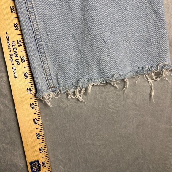 Abercrombie Fitch 90s Relaxed Curve Love Jeans Womens 29 High Rise Distressed - Picture 6 of 7